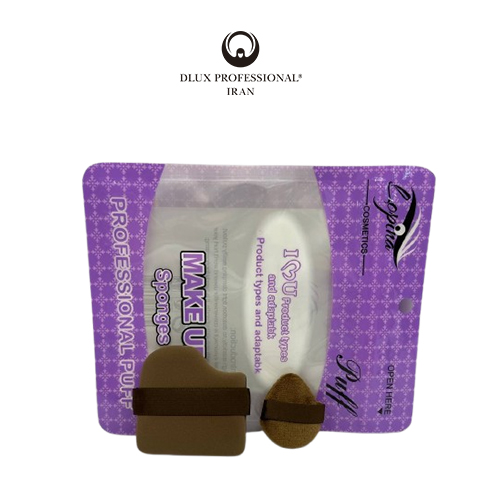 پد آرایشی پنکک طرح نامتقارن بسته دو عددی