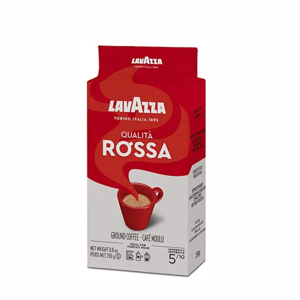 پودر قهوه لاوازا مدل کوالیتا روسا Qualità Rossa پاکتی 250 گرم