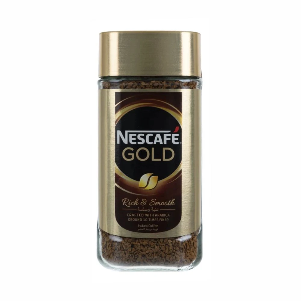 قهوه فوری Nestle مدل Gold شیشه 200 گرمی