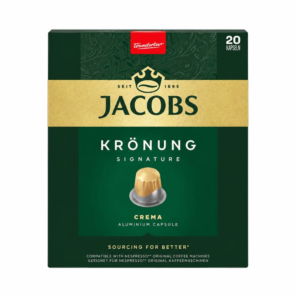 کپسول قهوه جاکوبز Jacobs مدل Kronung Crema 6 کرونونگ کرما 20عددی