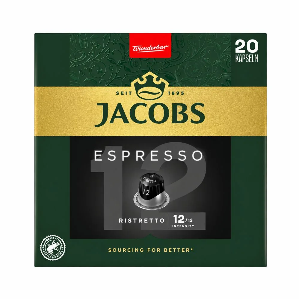 کپسول قهوه جاکوبز مدل Espresso Ristretto 12 اسپرسو 20 عددی